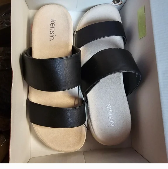 Kensie Ladies' Double Band Sandal nwt - Picture 6 of 6